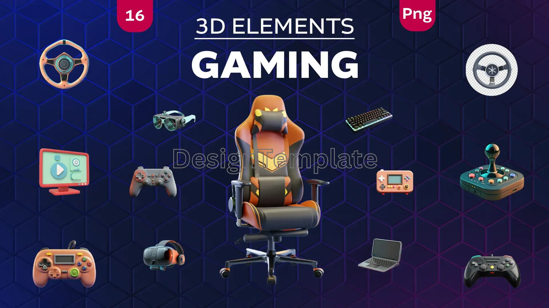 Digital Playground Exquisite 3D Gaming Elements Pack